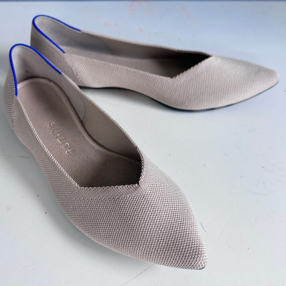 Rothy's Pointed Flats Size 11 The Point Ii Diamon… - image 4